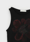 Erto Flower Printed Sleeveless Top