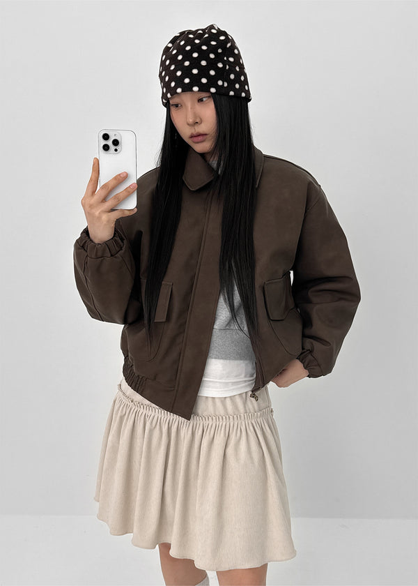 Reark Dumble Leather Jumper