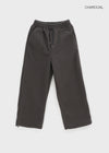 (UNISEX) Roll bendable fleece string pants