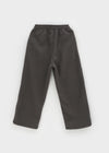 (UNISEX) Roll bendable fleece string pants