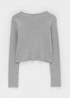 Lucie Basic Punching Cardigan