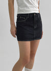 Romhetz Denim Mini Skirt Pants