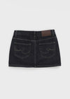 Romhetz Denim Mini Skirt Pants