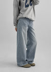 Dejoua Washing Wide Denim Pants