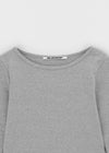 [B-BASIC] Camiseta de Cuello Barco Estándar de Manga 7/8 Talla 2