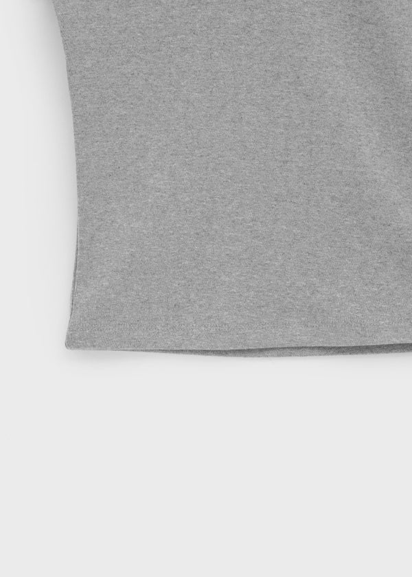 [B-BASIC] Pamantayang Maikling Manggas na Bilog na T-shirt na May Kalahating Manggas (2URI)