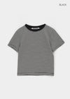 [B-BASIC] Camiseta de manga corta con tirantes (2TAMAÑOS)
