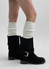 Repem Suede Buckle Mid Boots