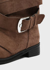 Repem Suede Buckle Mid Boots