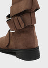Repem Suede Buckle Mid Boots