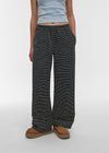 [B-BASIC] Pantalones de Banda Ancha a Rayas