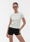 [B-BASIC] Camiseta de manga corta estándar Ringer (2TAMAÑOS)