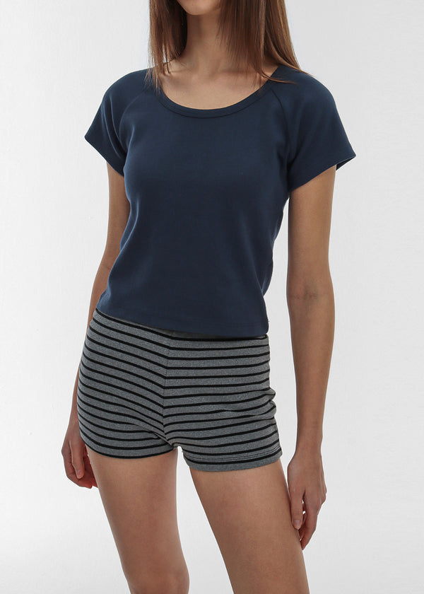 [B-BASIC] 標準 Nagrang U 領短袖 T 恤 (2SIZE)