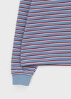 [MADE] Bolty Stripe Pique Collared T-shirt
