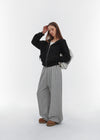 [B-BASIC] Airsweat Sudadera con Capucha de Corte Suelto y Cremallera