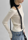 [MADE] Germi Cachemire Côtelé Raglan Tricot (45% Laine Super Fine)