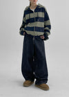 Levond Nonpade Wide Denim Pants