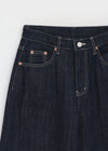 Levond Nonpade Wide Denim Pants