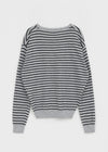 [MADE] Derromell V-neck Stripe Knit