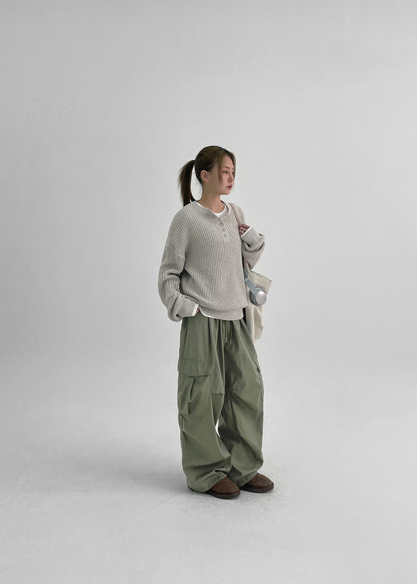 (Unisex) Chedton Cargo Two-way Banding Pants