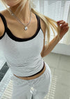 Suwal Heart Ballchain Necklace