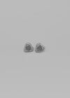 (SILVER 925) Blishy Heart Earrings