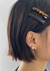(PLATA 925) Osdd Doble Cuff para Oreja