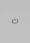 (PLATA 925) Osdd Doble Cuff para Oreja