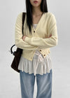 Pecont Suede Big Shoulder Bag
