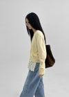 Pecont Suede Big Shoulder Bag