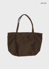 Pecont Suede Big Shoulder Bag