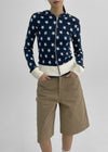 Hweili Two Way Star Hood Zipup