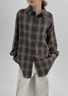 [MADE] Sloth Check Overfit Shirt