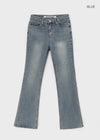 [B-DENIM] BOTAS CORTAS BAJAS DE PANTALÓN ACAMPANADO 037