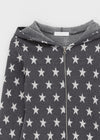Hweili Two Way Star Hood Zipup