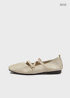 Nuhan Banding Mary Jane Flat Shoes
