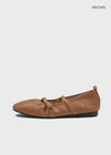 Nuhan Banding Mary Jane Flat Shoes