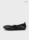 Nuhan Banding Mary Jane Flat Shoes