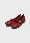 Nuhan Banding Mary Jane Flat Shoes