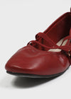 Nuhan Banding Mary Jane Flat Shoes