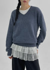 [MADE] Cashio Loose Fit V-neck Knit