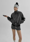Mael Twoway High -neck Leather Jumper