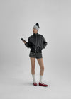 Mael Twoway High -neck Leather Jumper