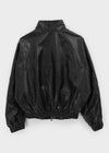 Mael Twoway High -neck Leather Jumper
