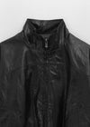 Mael Twoway High -neck Leather Jumper