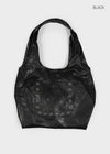 Lielbin Eyelet Leather Shoulder Bag