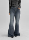 Bonia Boots Cut Washing Denim Pants