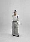 (UNISEX) Romsia Folding Carfender Twp Way Banding Pants