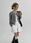 Demukku Round Knit Cardigan