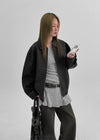 Denbang Pleats Layered Ribbed One Piece
